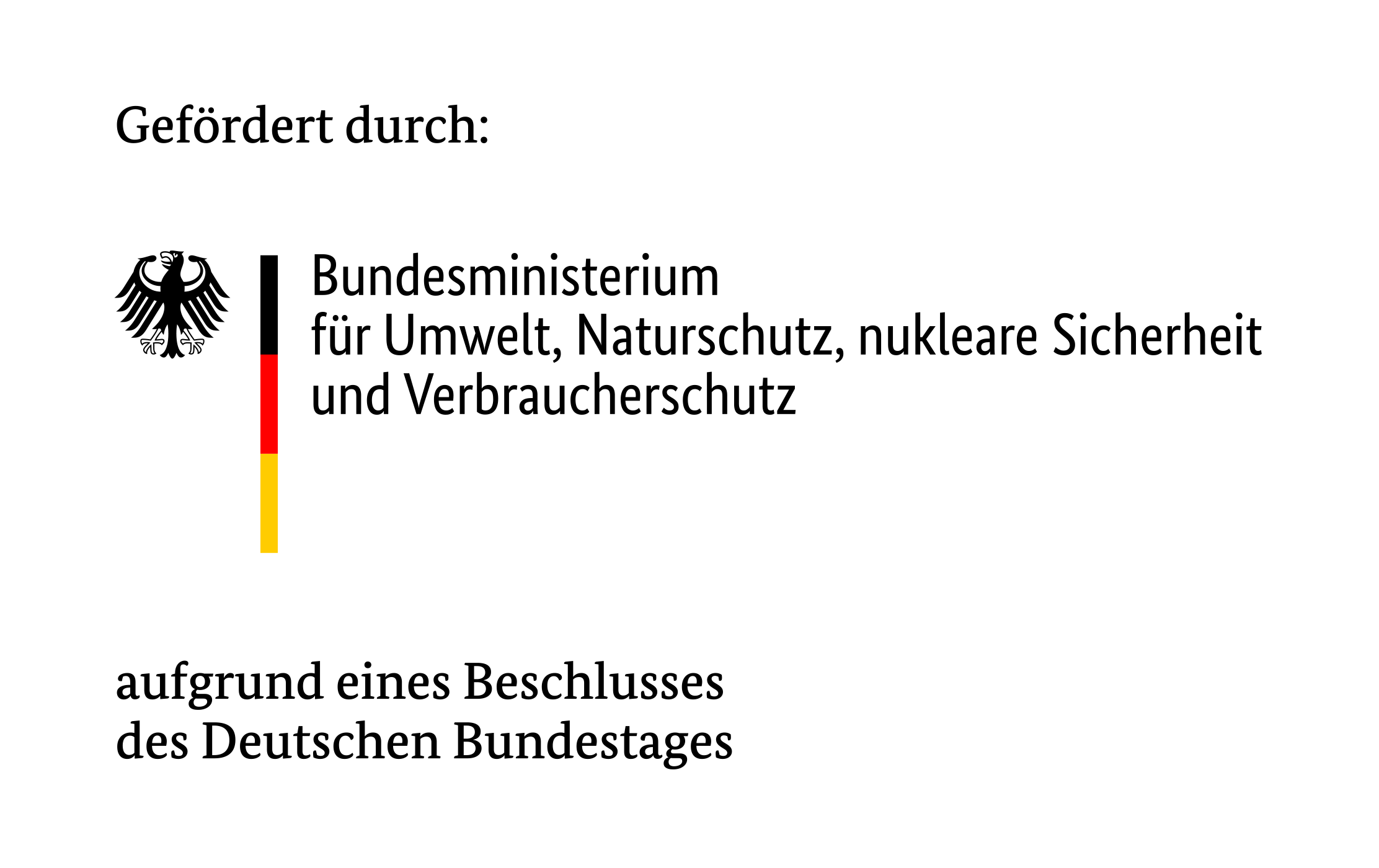 Logo Bundesministerium für Umwelt, Naturschutz, nukleare Sicherheit und Verbraucherschutz (BMUV)